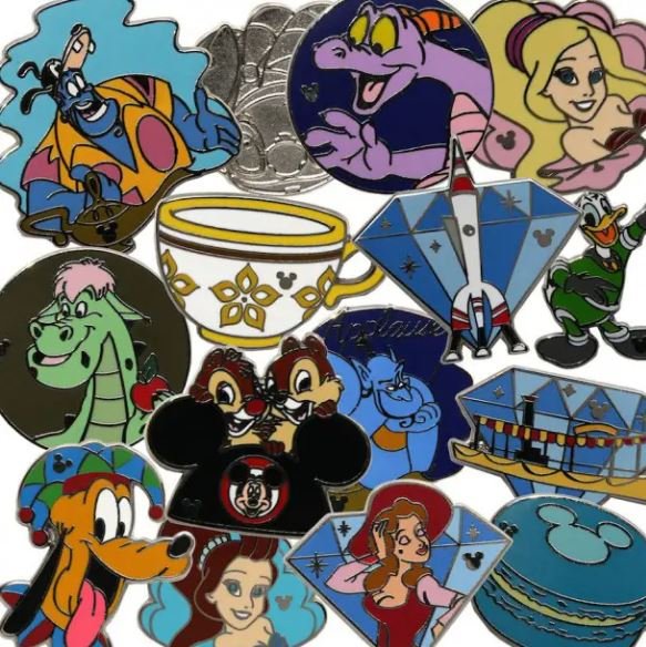 Walt Disney world 2020 Cast hidden disney pins series 1  Rare disney pins,  Disney pins sets, Disney pins trading